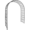 Image de Arche de jardin - modèle Treillage - tube avec pieds carré 20cm - 180x50x250cm anthracite