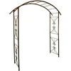 Image de Arche tube CAR20 pont fer vieilli - 180x50x220 cm - Acier époxy