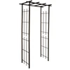 Image de Pergola tube CAR20 fer vieilli - 97x40x198 cm - Acier époxy