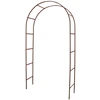 Image de Arche tube ROND20 classique fer vieilli - 130x40x250 cm - Acier époxy