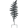 Image de Déco en métal à planter Fougère - 25x70 cm - anthracite