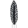 Image de Déco en métal à planter Feuille - 30x100 cm - anthracite