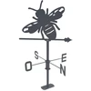 Image de Girouette Abeille - 45x74 cm - anthracite