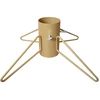 Image de Pied de sapin - 4 pieds fer rond tube- 9 cm - or