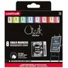 Image de Marqueur à craie PWE-5M - encre non permanente - pointe ogive de 1,8 à 2,5 mm - couleurs assorties - paquet 8 unités