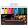 Image de Marqueurs peinture à l'eau Uniball Posca - pointe large conique PC7M - coloris assortis - pochette de 8