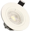 Image de Lot 5 Spots encastrables blanc SAPHYR GU10 5W 380lm Blanc Chaud