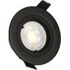 Image de KIT 3 spots noirs encastrables JADE Fixe MODULE 5W, 2-CCT, 400lm, Ø85