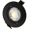 Image de KIT 3 spots noirs encastrables JADE Orient. MODULE TRIAC 5W, 4000K, 400lm, Ø83