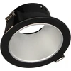 Image de Collerette NAXOS Fixe Ø88 IP20 pour lampe Ø50, Noir&Argent