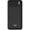 Image de TNB Powerbank - Batterie externe portable - Chargeur 10 000 mAh - 2 ports USB - Noir