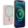 Image de TNB Batterie portable compatible Magsafe 5000 MAH - Powerbank à charge rapide 15W sans fil (Qi) et 20W en filaire - Rose