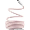 Image de TNB Câble USB-C vers USB-C avec gaine magnétique anti noeuds - 1,5 m - Rose