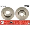 Image de Disque de frein TRW DF1612 avant, plein, 1 pièce