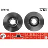 Image de Disque de frein TRW DF1707 arrière, plein, 1 pièce