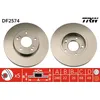Image de Disque de frein TRW DF2574 avant, ventilé, 1 pièce