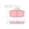 Image de Jeu de plaquettes de frein TRW GDB1054, avant