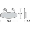Image de Jeu de plaquettes de frein TRW MCB779