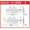 Image de Bremsbelagsatz, ohne Straßenzulassung TRW MOTO MCB664EC