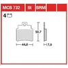 Image de Jeu de plaquettes de frein TRW MCB732SRM