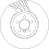 Image de Disque de frein TRW DF6614S avant, ventilé, à haute teneur en carbone, 1 pièce