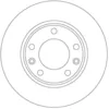 Image de Disque de frein TRW DF6910 arrière, plein, 1 pièce