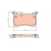 Image de Jeu de plaquettes de frein TRW GDB2229, avant