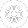 Image de Disque de frein TRW DF6947 arrière, plein, à haute teneur en carbone, 1 pièce