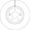 Image de Disque de frein TRW DF6545S avant, ventilé, 1 pièce