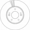 Image de Disque de frein TRW DF6966 avant, ventilé, 1 pièce