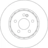 Image de Disque de frein TRW DF6646S, 1 pièce