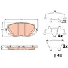 Image de Jeu de plaquettes de frein TRW GDB2285,