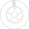 Image de Disque de frein TRW DF6727S avant, ventilé, 1 pièce