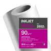 Image de Clairefontaine Rouleau de papier blanc 2652C pour traceur universel - Format 0,914 x 45m - 90g - Mandrin de 5 cm - Lot de 2