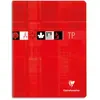 Image de Cahiers de travaux pratiques Clairefontaine - 17x22 cm - 80 pages (grands carreaux 90 g et feuille de dessin 125 g)