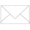 Image de Enveloppe Pollen - 120 g - format 90 x 140 mm - paquet de 20 - blanc