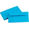 Image de Enveloppe Pollen de Clairefontaine - format DL 110 x 220 mm - bleu turquoise - référence 5555 - paquet de 20