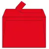 Image de Enveloppe Pollen de Clairefontaine - format 114 x 162 mm - rouge groseille - 5586 - paquet de 20