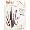 Image de Bloc PaintON - Encollé - A5 - Clairefontaine - 40F - 250g - Multi-technique