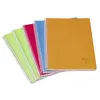 Image de Cahier Clairefontaine Linicolor Fresh - reliure spirales - A4 - 180 pages - grands carreaux - couvertures polypro assorties