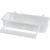 Image de Mangeoire rectangulaire avec perchoir pour oiseau Zolux Blanc TU 134361