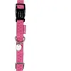 Image de Collier réglable pour chien Zolux Mac Leather Rose 15 mm 435171FUS