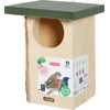 Image de Nid rouge gorge bois massif 17mm Hut d85 18x17x24cm vert Zolux