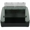 Image de Cage de transport en Plastique Recyclé Pour Chien Zolux Vert L 403054