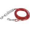 Image de Cable D'attache et Ressort Pour chien Zolux Rouge 6 m 403406