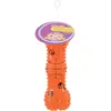 Image de Anneau de dentition en silicone forme d'os pour chien Zolux Orange 15 cm 480776