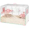 Image de Cage pour rongeurs Zolux Panas Rose 50 cm 205690ROS