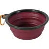 Image de Gamelle pour chien souple Zolux Bivouak Rouge 450 ml 474243RGE