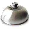 Image de Cloche de cuisson vitrée en inox - à poignée avec thermomètre intégré - Ø 31,5 cm