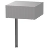 Image de Angle de cuisine en inox satiné - 55 x 55 x 92 cm